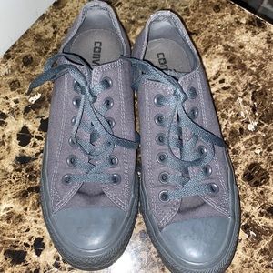 Dark Grey Converse (with same colored sole)